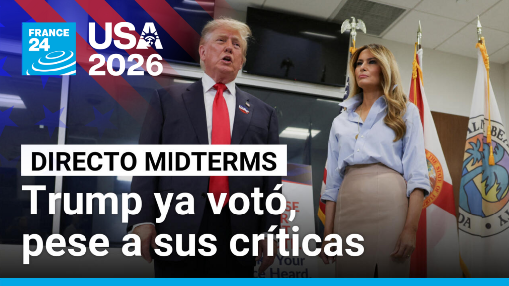 Directo midterms y el voto anticipado de Trump, pese a sus críticas al voto por correo