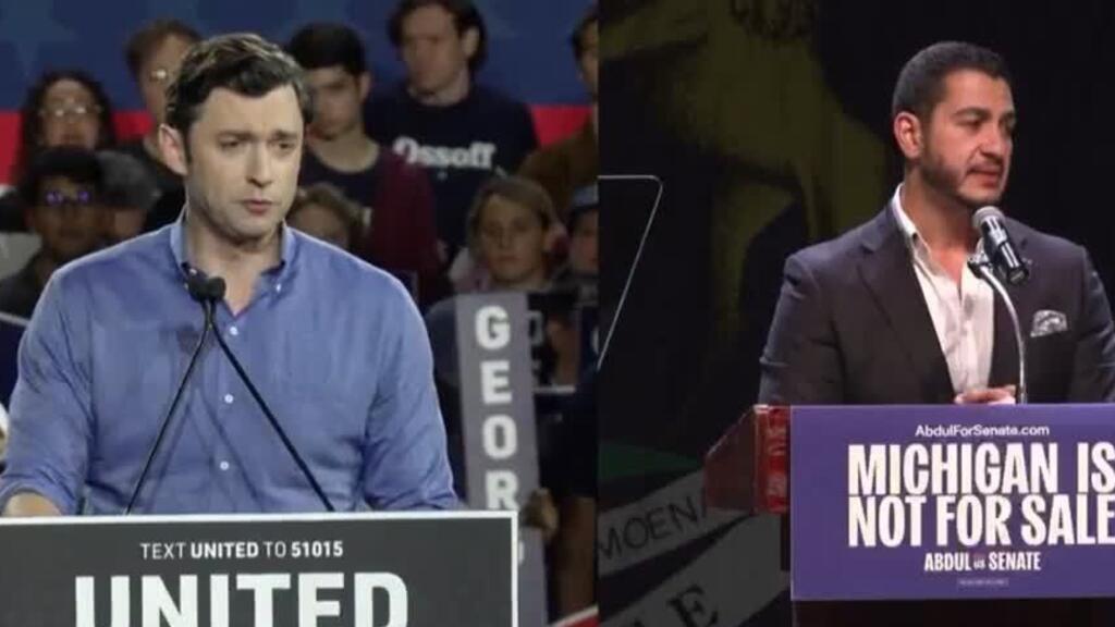 Ossoff, El-Sayed y Ramaswamy: tres campañas que reflejan la batalla de las midterms en EE. UU.